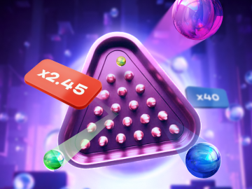Экран игры Plinko